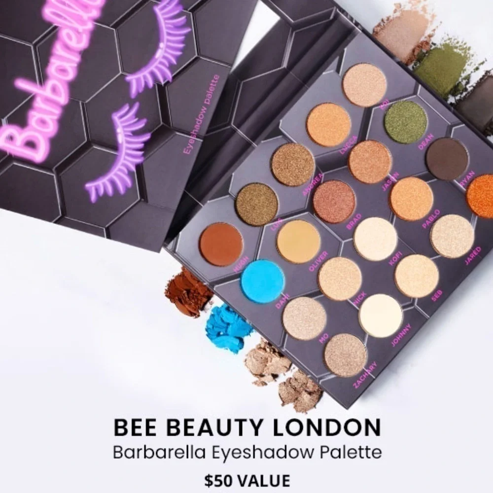BeeBeauty London Barbarella Eyeshadow Pal…